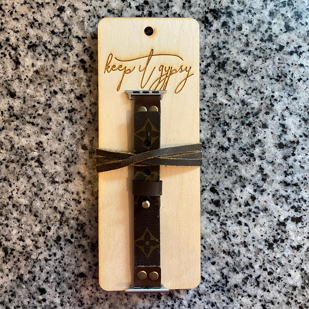 Upcycled Louis Vuitton Apple Watch Band 38/40